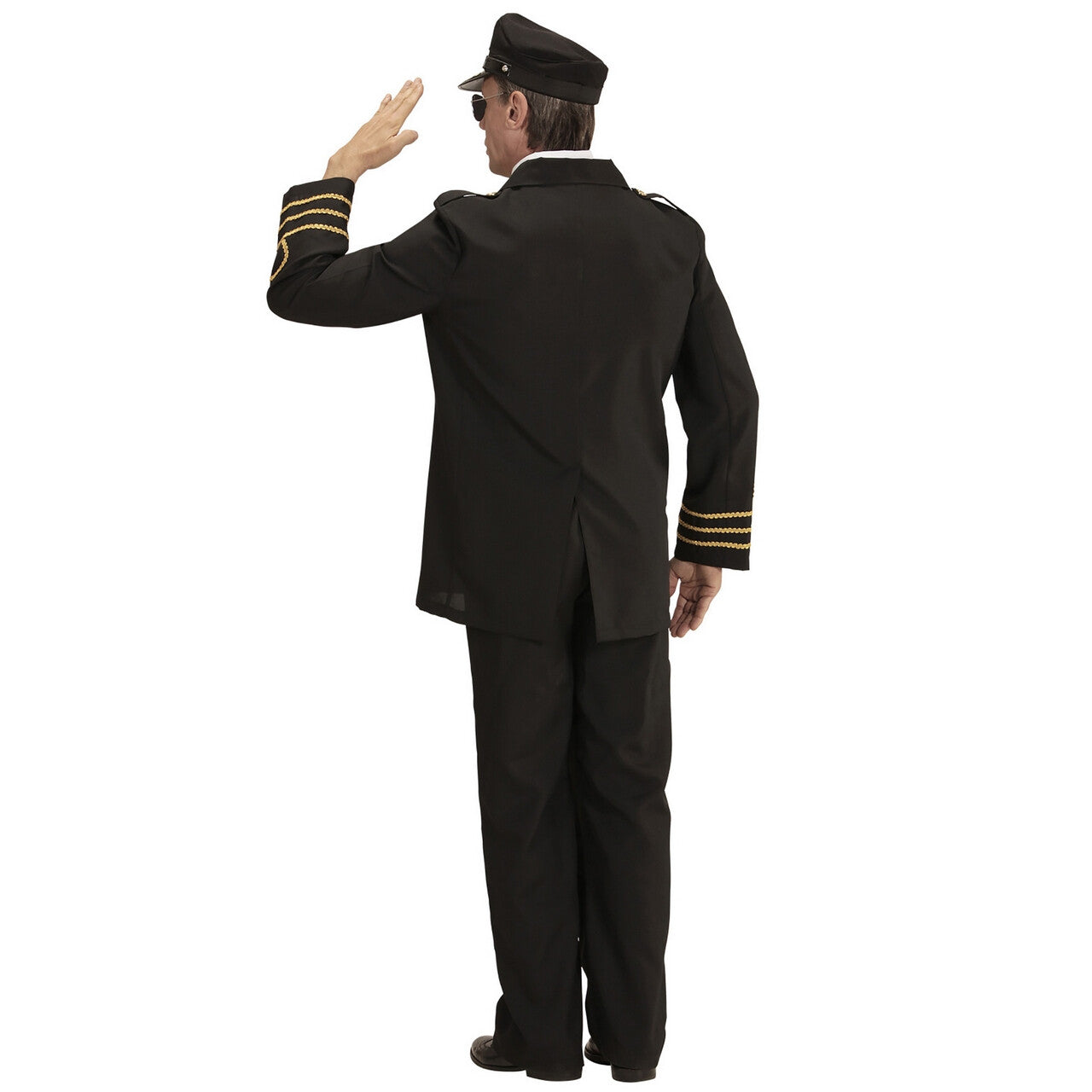 Op deze afbeelding zie je een Kostuums, van het merk Widmann. Traditionele Marine Officier Man Kostuum