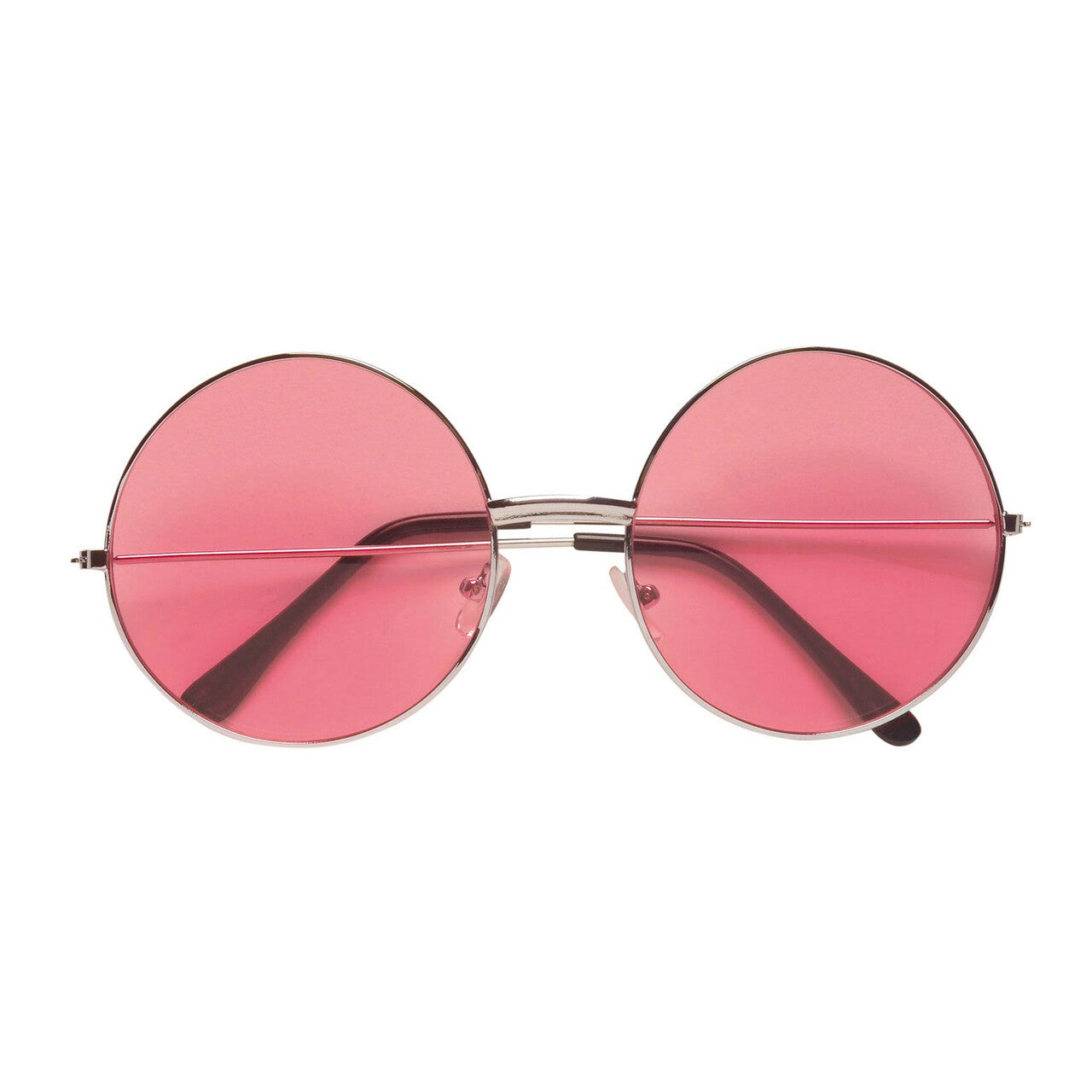 Op deze afbeelding zie je een Accessoires, van het merk Widmann. Freaky Bril, 70s Roze Glas