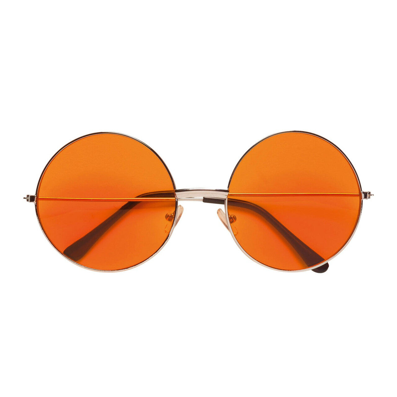 Op deze afbeelding zie je een Accessoires, van het merk Widmann. Freaky Bril, 70s Oranje Glas