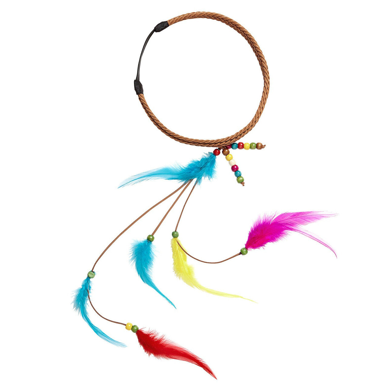 Op deze afbeelding zie je een Accessoires, van het merk Widmann. Indiaan Hippie Hoofdband Luxe