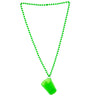 Funky Shot Glas Neon Groen Met Ketting