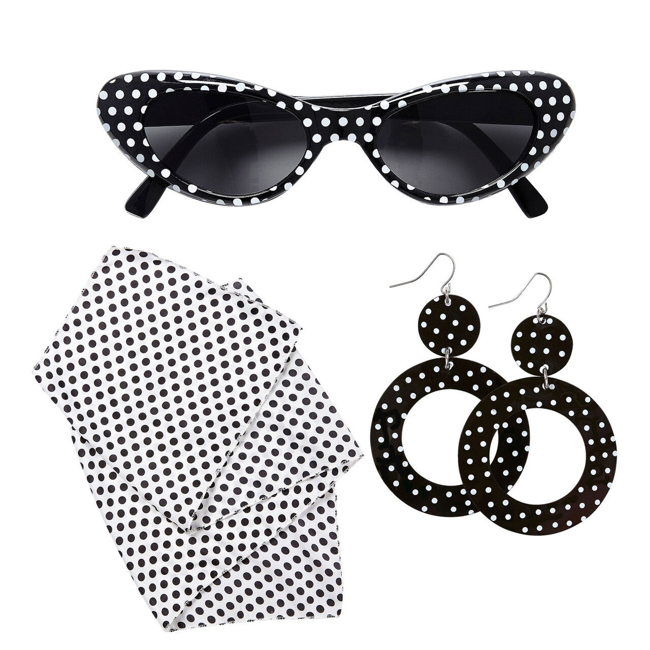 Op deze afbeelding zie je een Accessoires, van het merk Widmann. Diva 50s Lady Set
