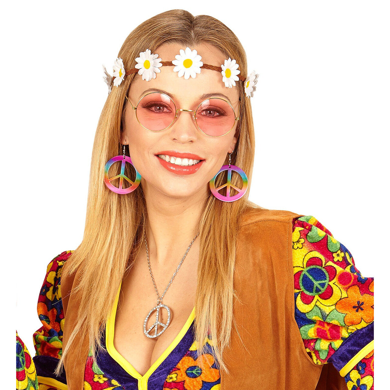 Op deze afbeelding zie je een Accessoires, van het merk Widmann. Hippo Hippie Set
