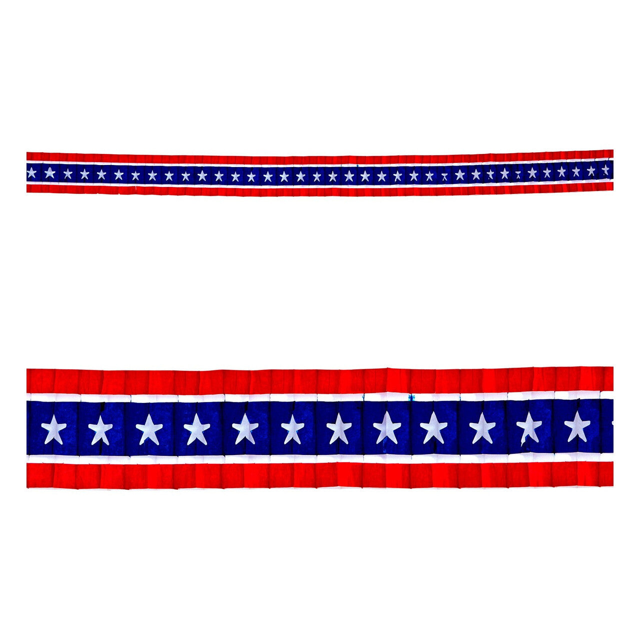 Op deze afbeelding zie je een Decoratie, van het merk Widmann. Geplooide Slinger USA Bv