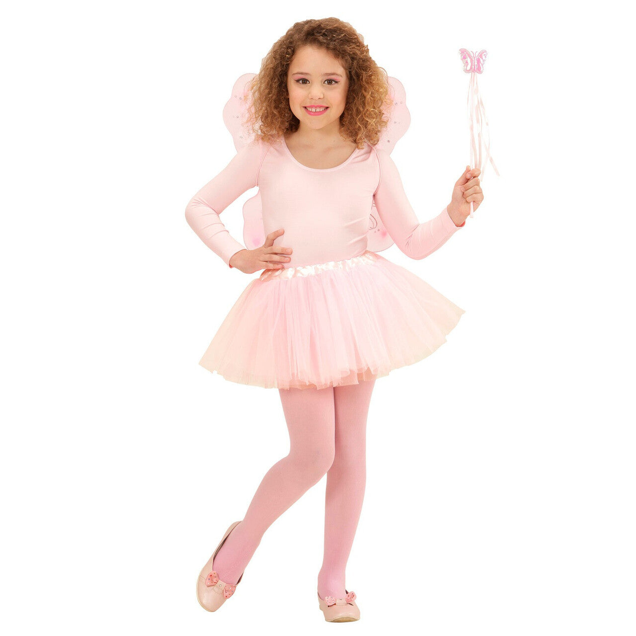 Op deze afbeelding zie je een Accessoires, van het merk Widmann. Verkleedset Magische Fee Licht Roze
