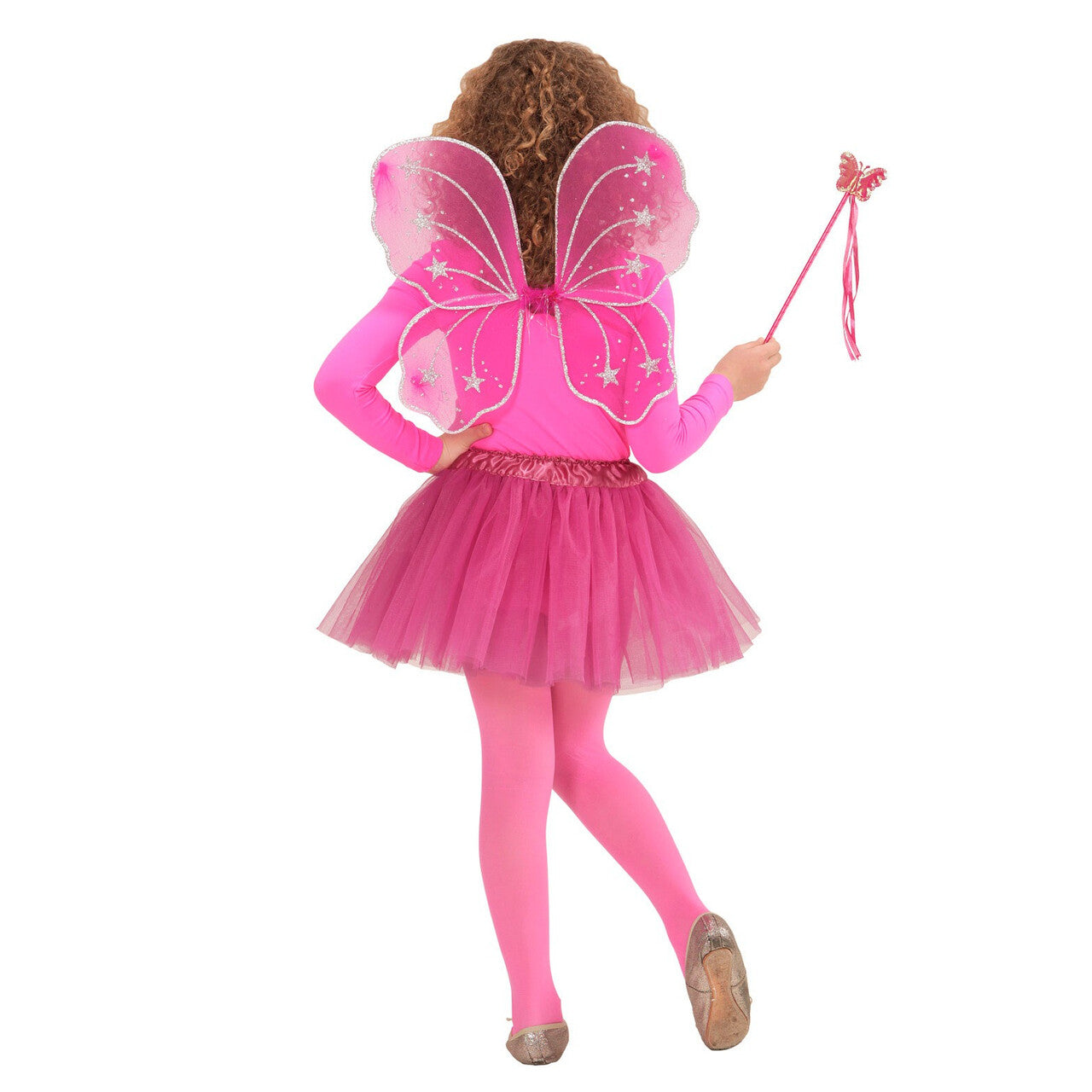 Op deze afbeelding zie je een Accessoires, van het merk Widmann. Verkleedset Magische Fee Donker Roze