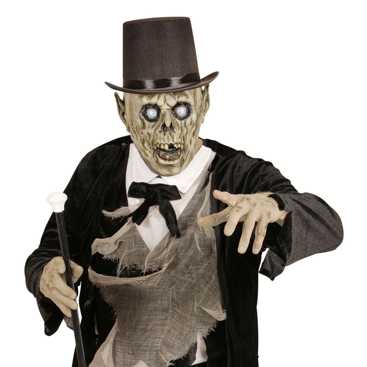 Op deze afbeelding zie je een Accessoires, van het merk Widmann. Vlekken Masker Zombie Bruidegom