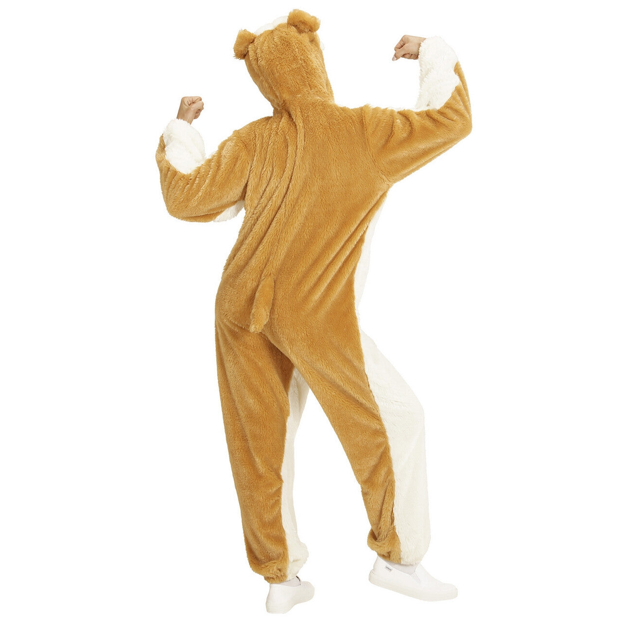 Op deze afbeelding zie je een Kostuums, van het merk Widmann. Dieren Onesie Pluche Bulldog Kostuum