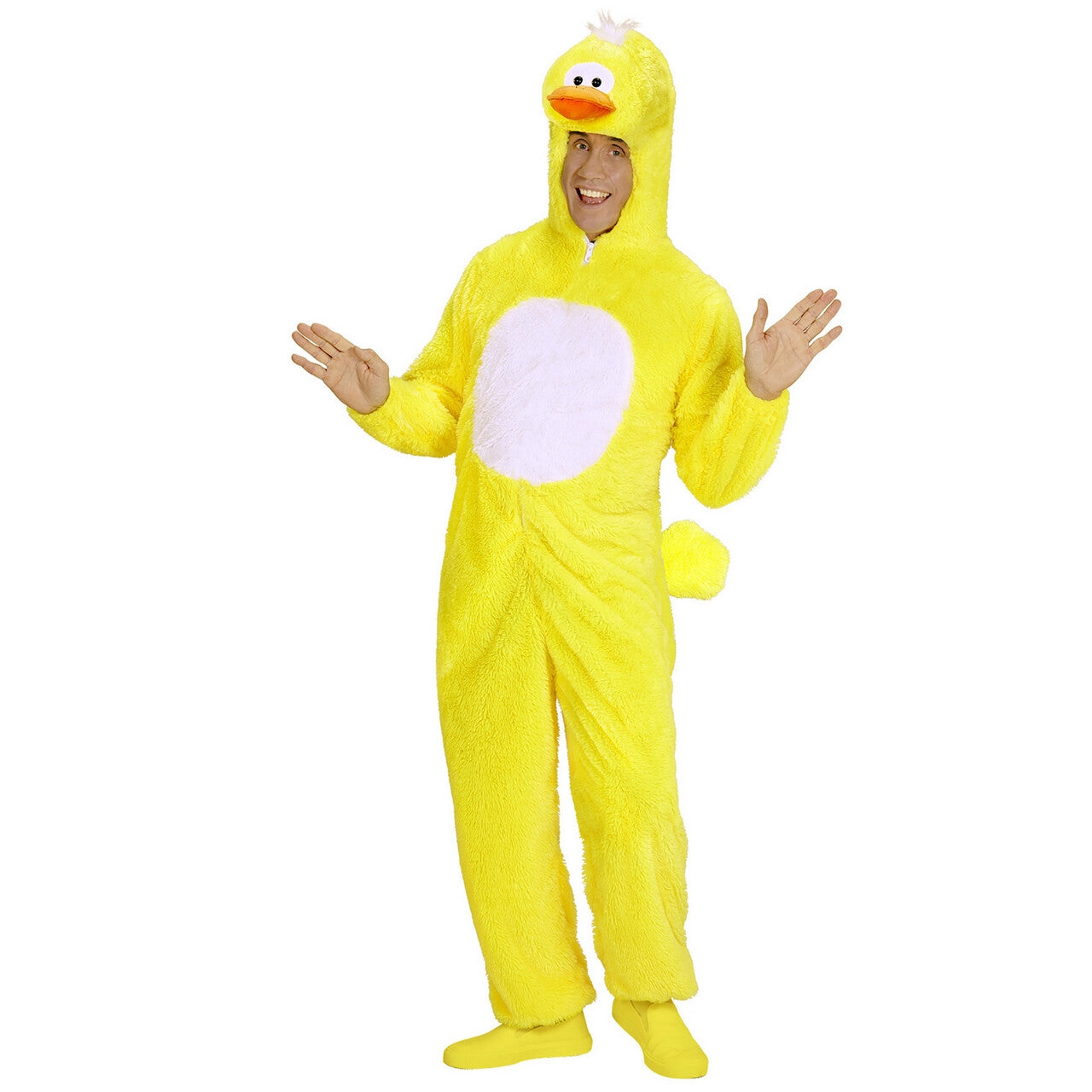 Op deze afbeelding zie je een Kostuums, van het merk Widmann. Dieren Onesie Pluche Kuiken