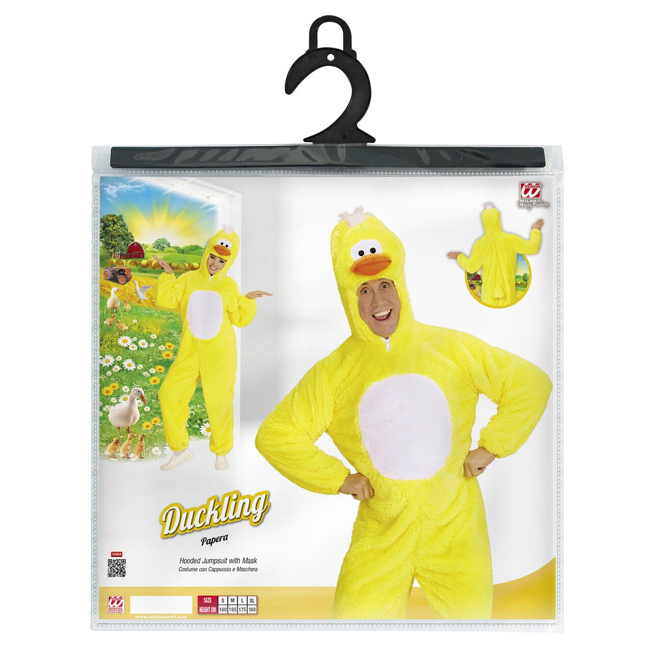 Op deze afbeelding zie je een Kostuums, van het merk Widmann. Dieren Onesie Pluche Kuiken