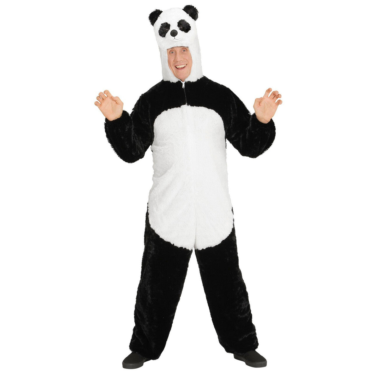 Op deze afbeelding zie je een Kostuums, van het merk Widmann. Dieren Onesie Pluche Panda Kostuum