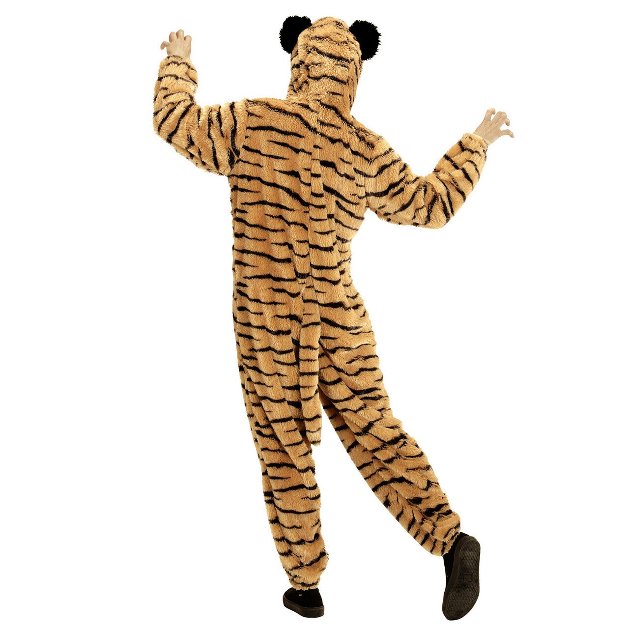 Op deze afbeelding zie je een Kostuums, van het merk Widmann. Dieren Onesie Pluche Tijger Kostuum