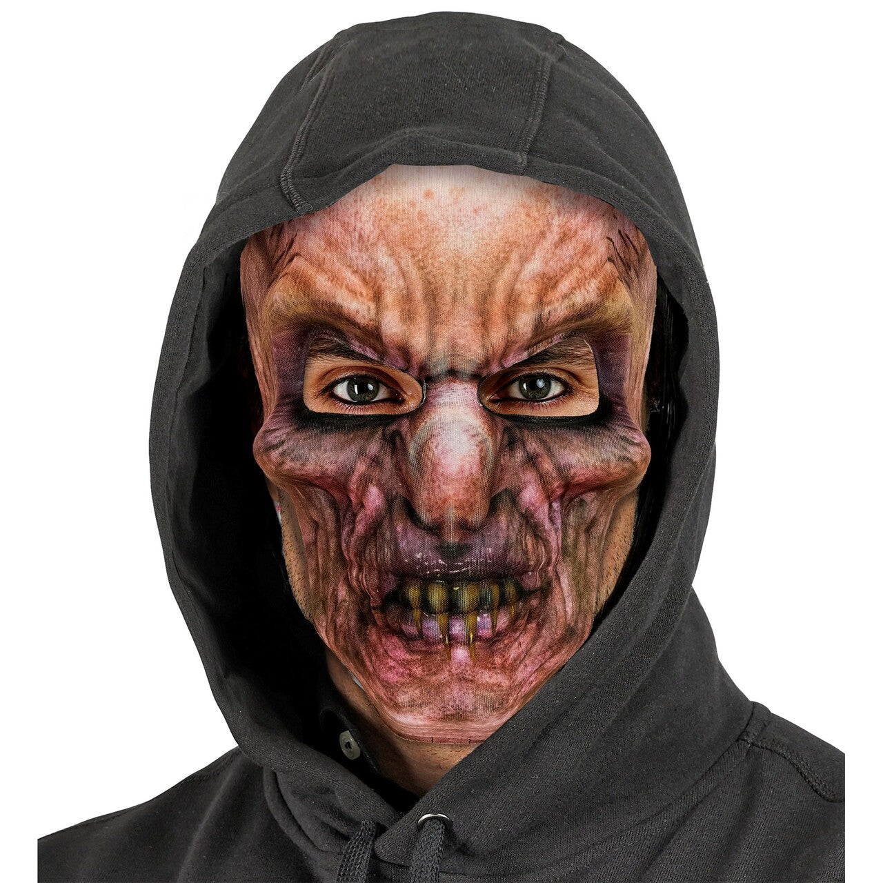 Op deze afbeelding zie je een Accessoires, van het merk Widmann. Hongerige Zombie Masker
