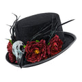Voodoo Skull & Flower Hoed