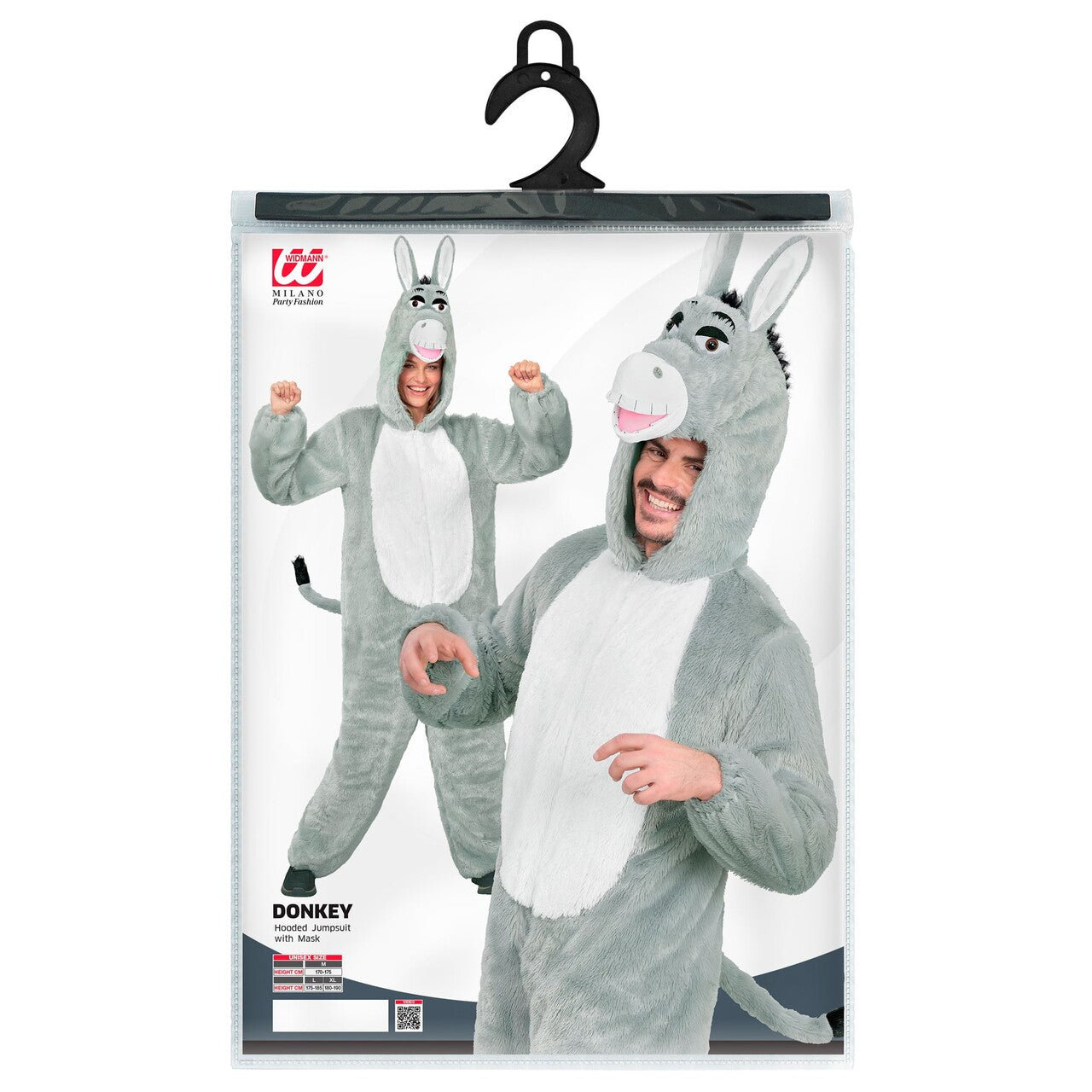 Op deze afbeelding zie je een Kostuums, van het merk Widmann. Ezel Eddy Onesie Kostuum