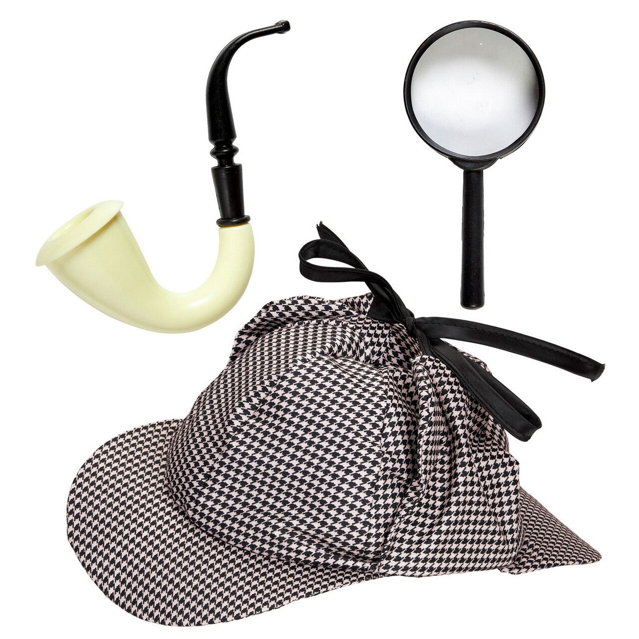 Op deze afbeelding zie je een Accessoires, van het merk Widmann. Set Detective Skluedo