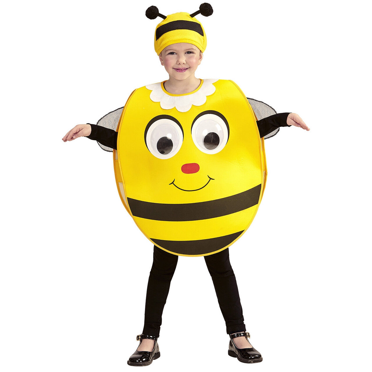 Op deze afbeelding zie je een Kostuums, van het merk Widmann. Smiley Bij Grote Ogen Kind Kostuum