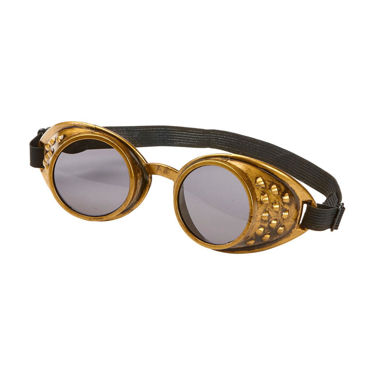 Op deze afbeelding zie je een Accessoires, van het merk Widmann. Stofbril Steampunk Brons Smokey Eyes