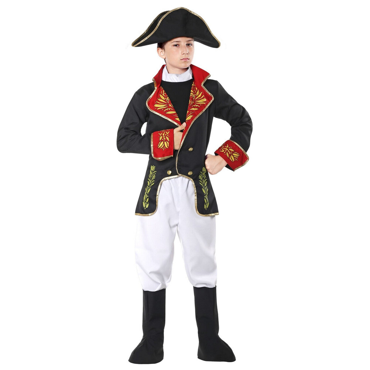 Op deze afbeelding zie je een Kostuums, van het merk Widmann. Napoleon Van Elba Jongen Kostuum