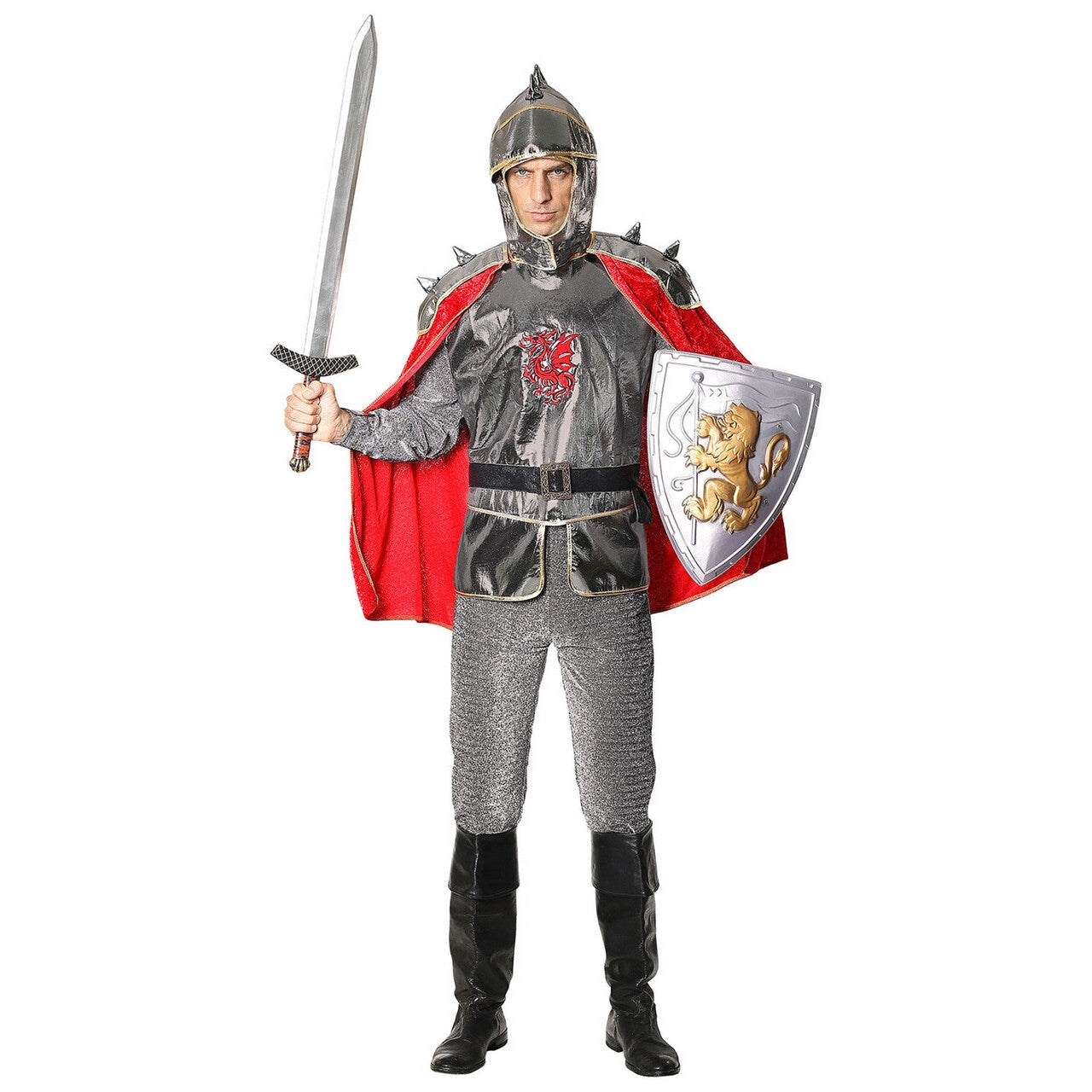 Op deze afbeelding zie je een Kostuums, van het merk Widmann. Ridder Graniet Man Kostuum