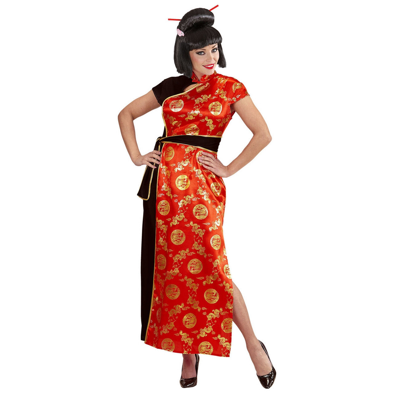 Op deze afbeelding zie je een Kostuums, van het merk Widmann. China Girl Foek Mi Vrouw Kostuum