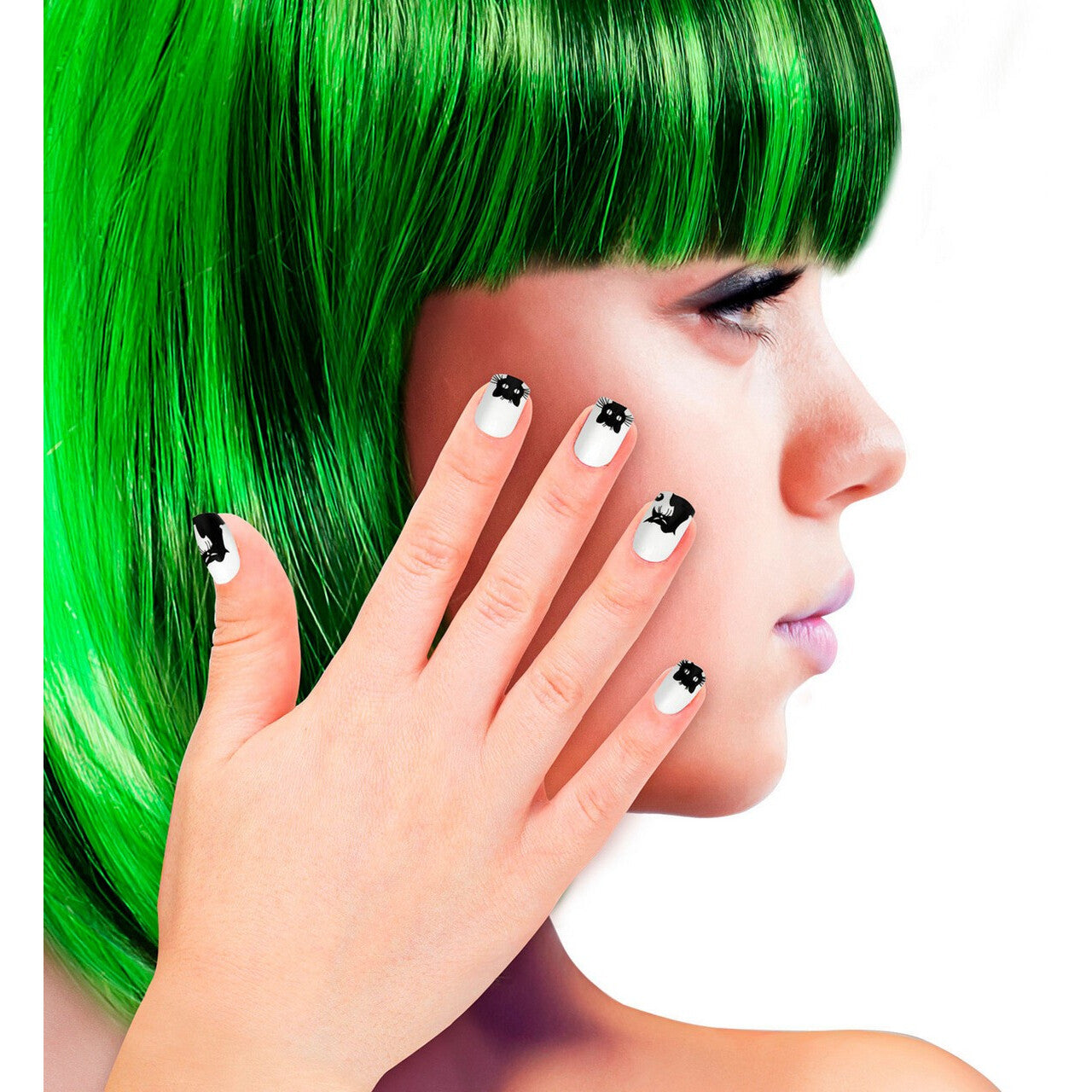 Op deze afbeelding zie je een Accessoires, van het merk Widmann. Nagels Lieve Poesjes