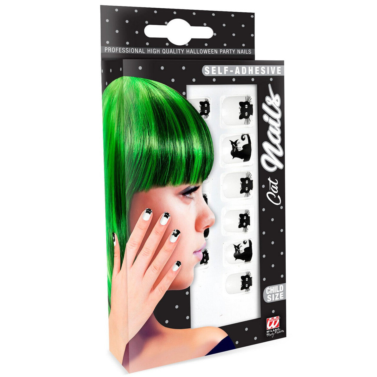 Op deze afbeelding zie je een Accessoires, van het merk Widmann. Nagels Lieve Poesjes