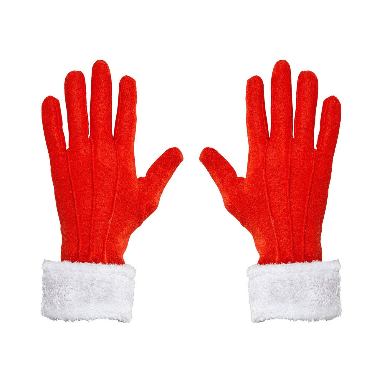 Op deze afbeelding zie je een Accessoires, van het merk Widmann. Handschoenen Kerstman Noordpool Met Pluche