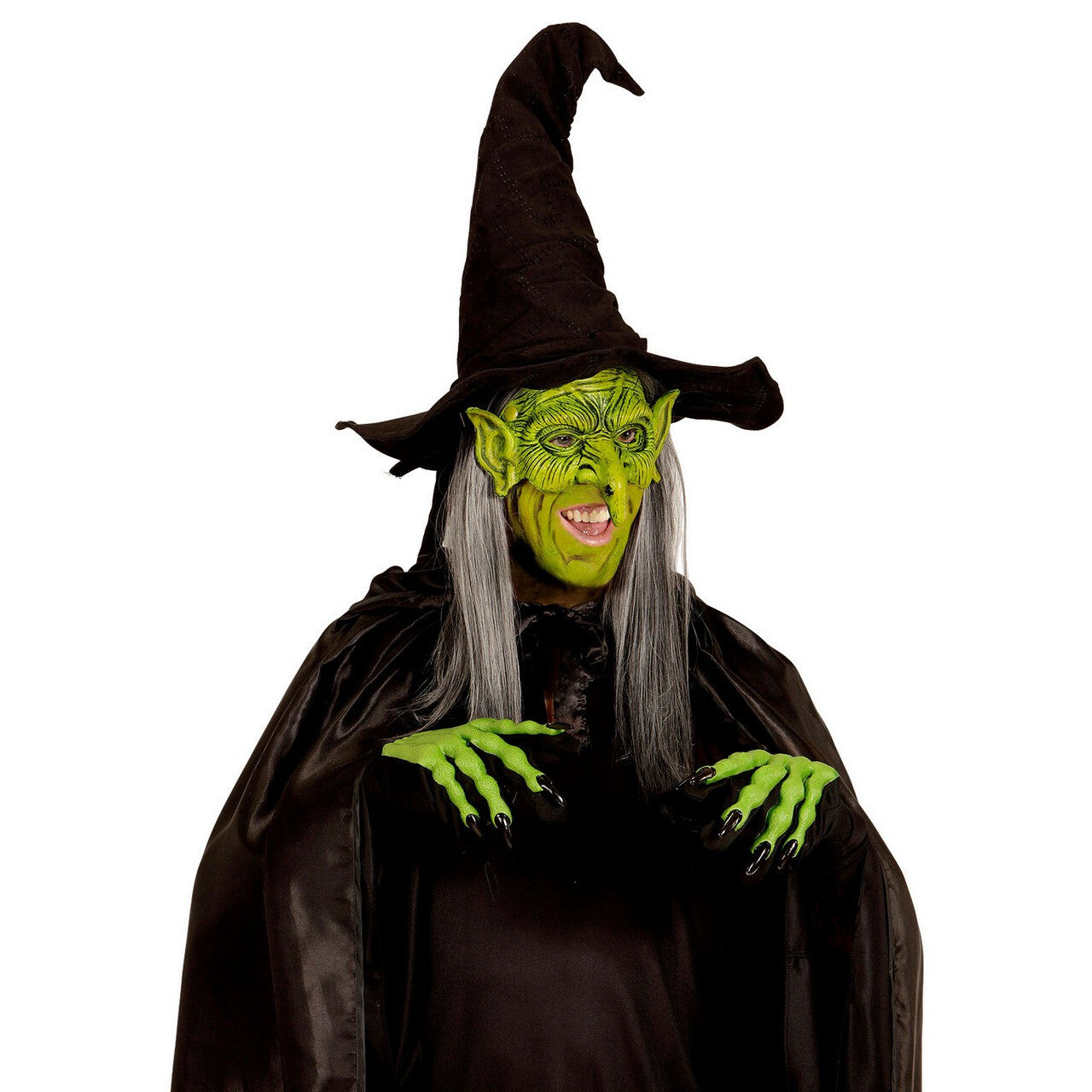 Op deze afbeelding zie je een Accessoires, van het merk Widmann. Kinloos Masker Heks Gotisha