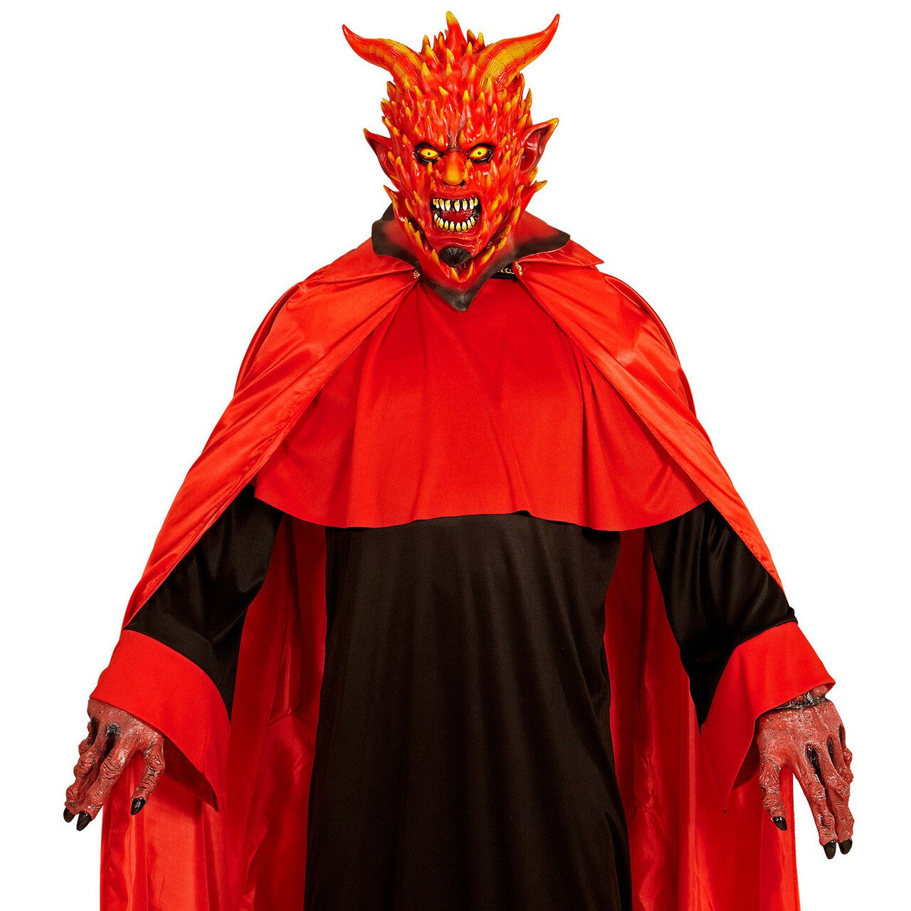 Op deze afbeelding zie je een Accessoires, van het merk Widmann. Masker Vlammende Pinefire Duivel