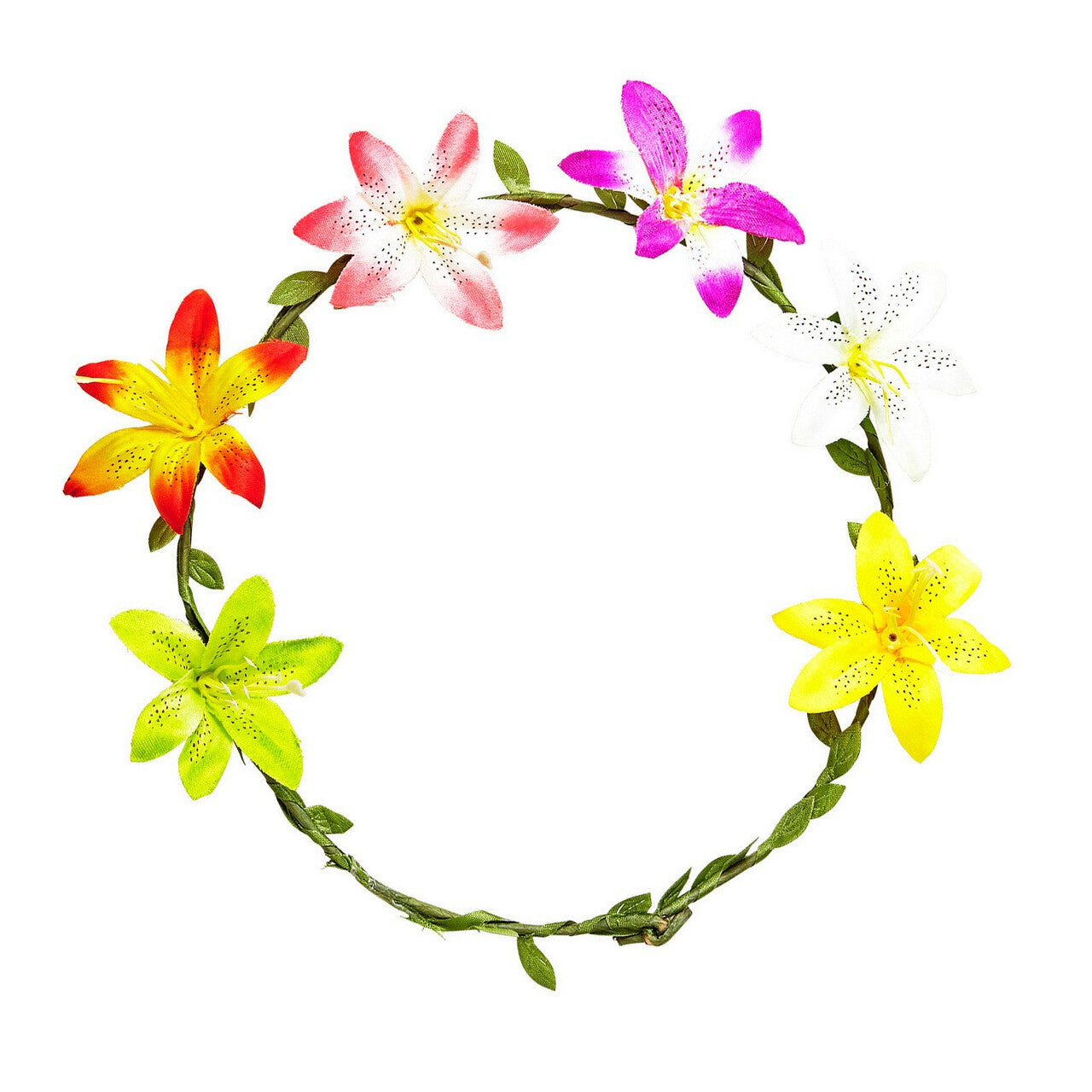Op deze afbeelding zie je een Accessoires, van het merk Widmann. Hibiscus Maan Bloemen Diadeem