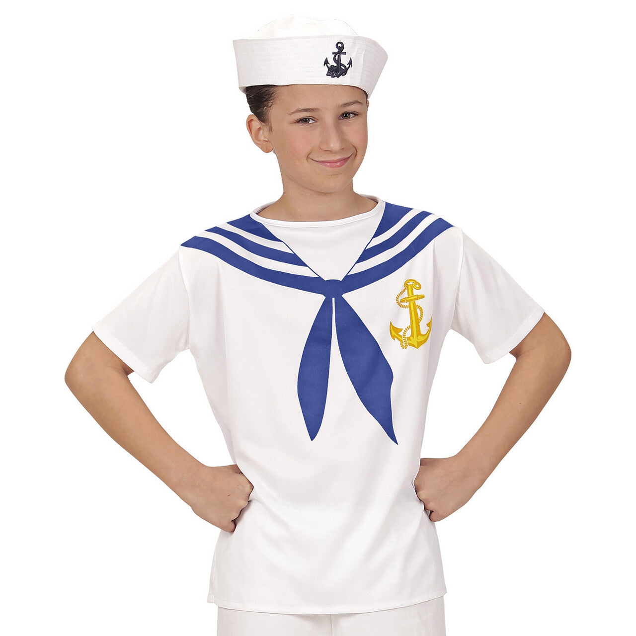 Op deze afbeelding zie je een Kostuums, van het merk Widmann. Zeeman T-Shirt Alex Jongen