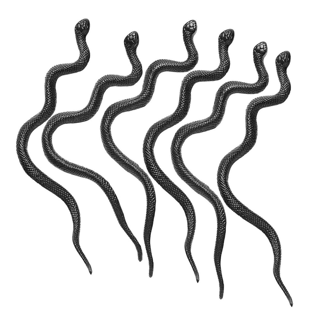 Op deze afbeelding zie je een Decoratie, van het merk Widmann. Set Van 12 Slangen 12,5 Centimeter