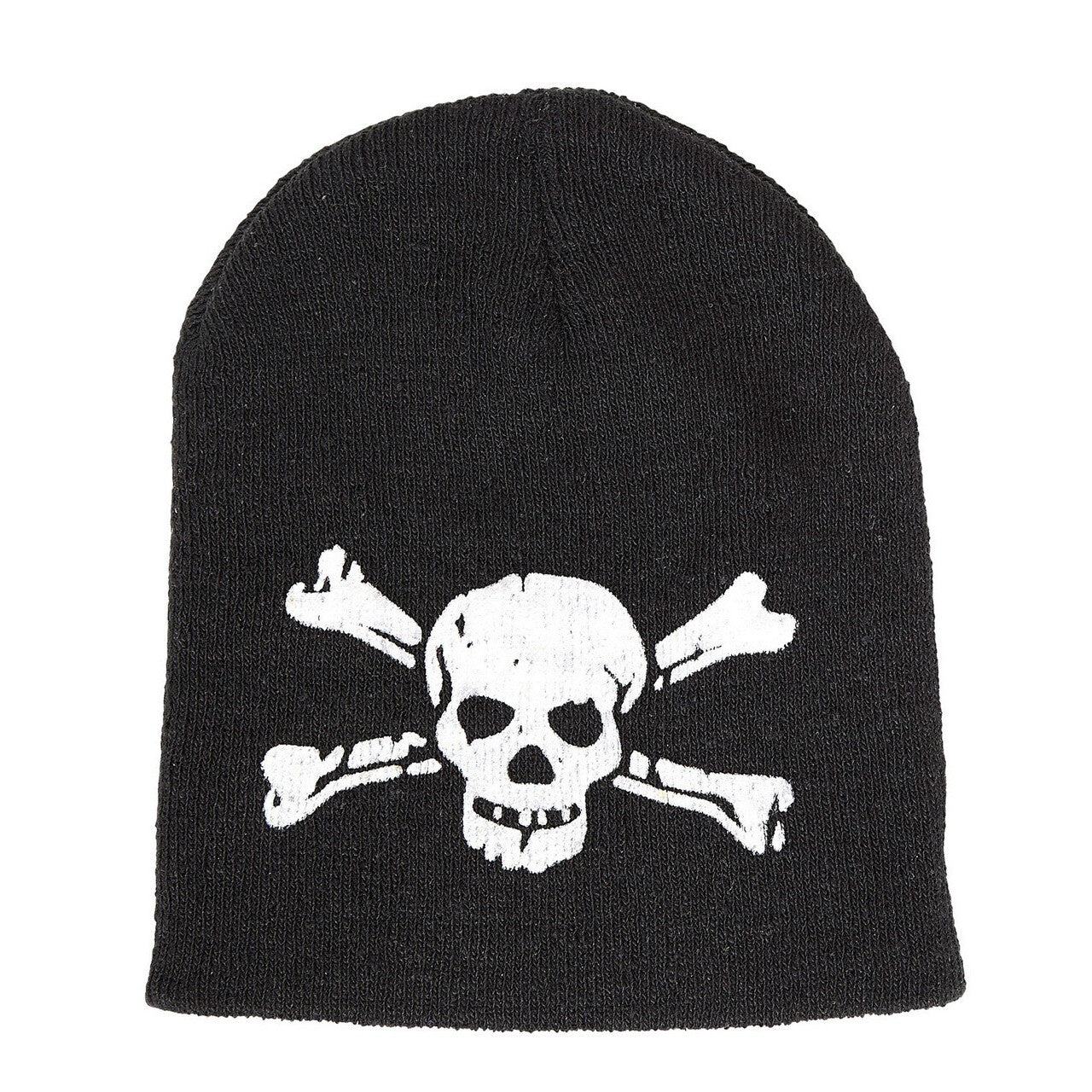 Op deze afbeelding zie je een Accessoires, van het merk Widmann. Biker Beanie Schedel Met Kruisbotten