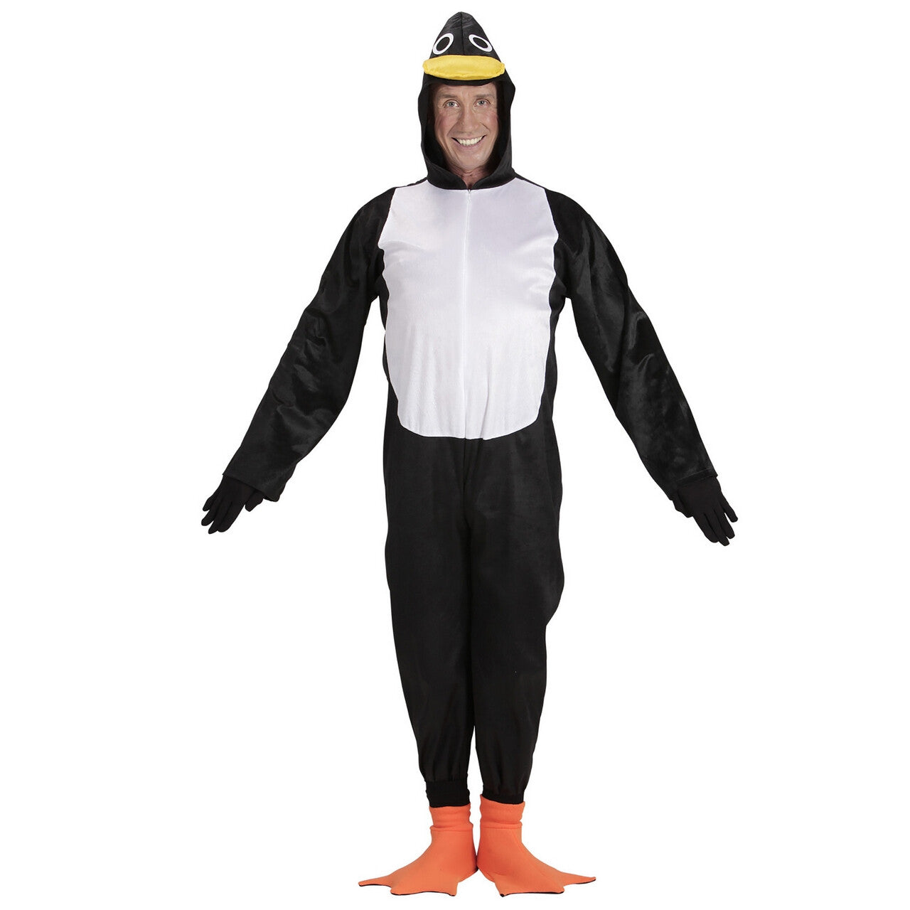 Op deze afbeelding zie je een Kostuums, van het merk Widmann. Pinguin Peter Man Kostuum