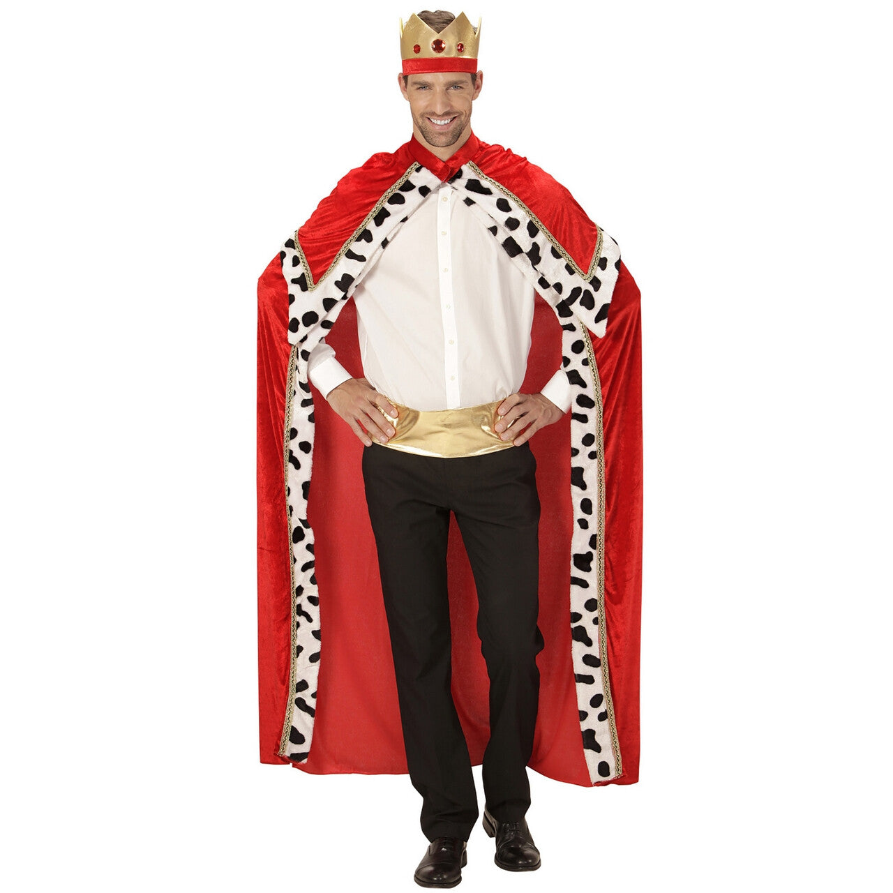 Op deze afbeelding zie je een Kostuums, van het merk Widmann. Koning Midas Man Kostuum