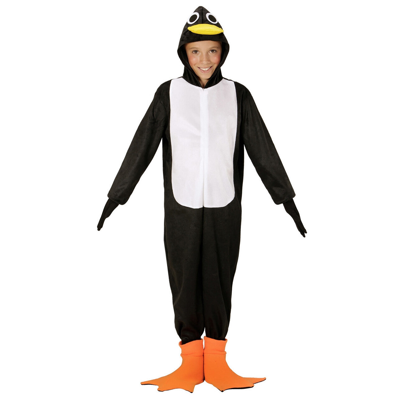 Op deze afbeelding zie je een Kostuums, van het merk Widmann. Pinguin Peter Jongen Kostuum