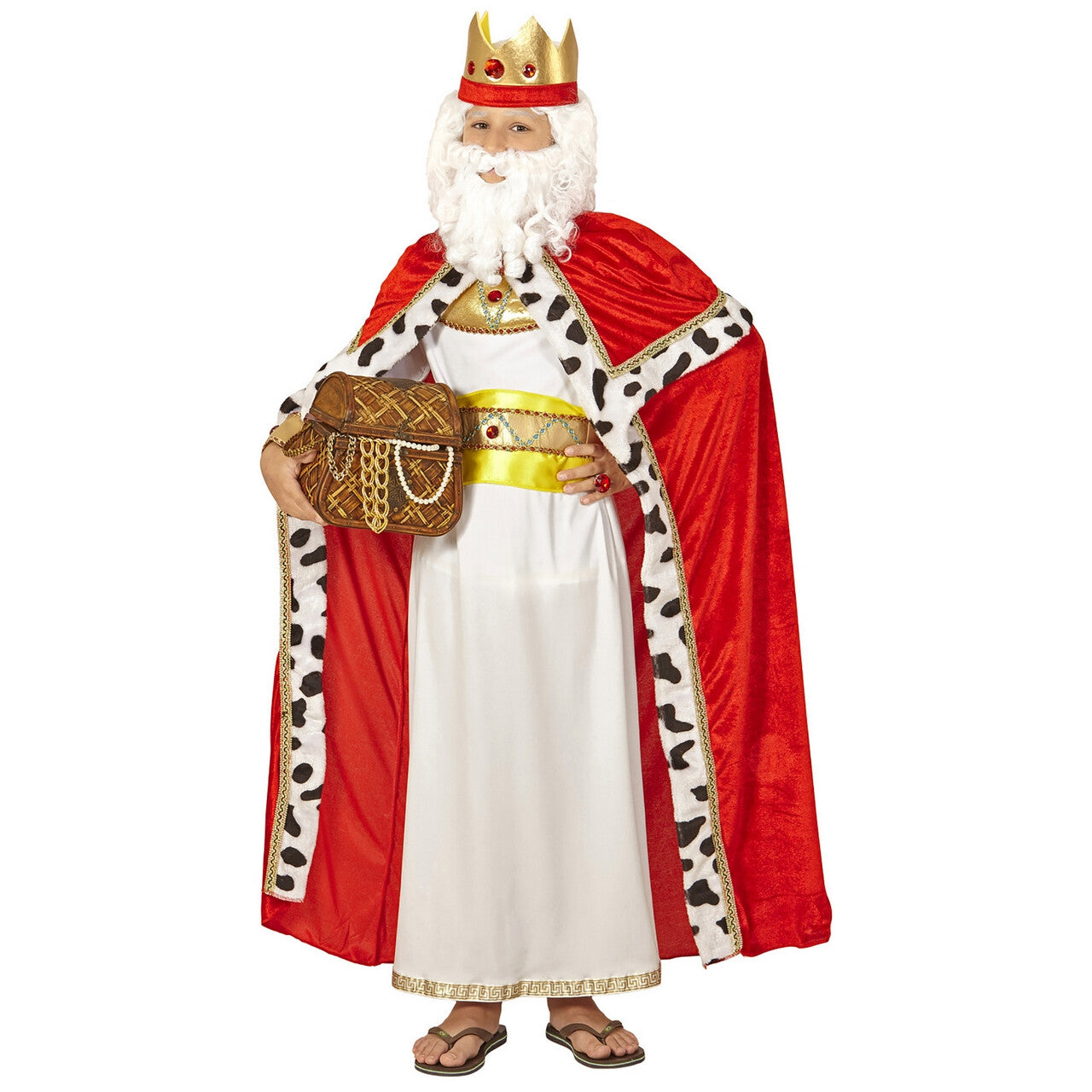 Op deze afbeelding zie je een Kostuums, van het merk Widmann. Koning Midas Jongen Kostuum