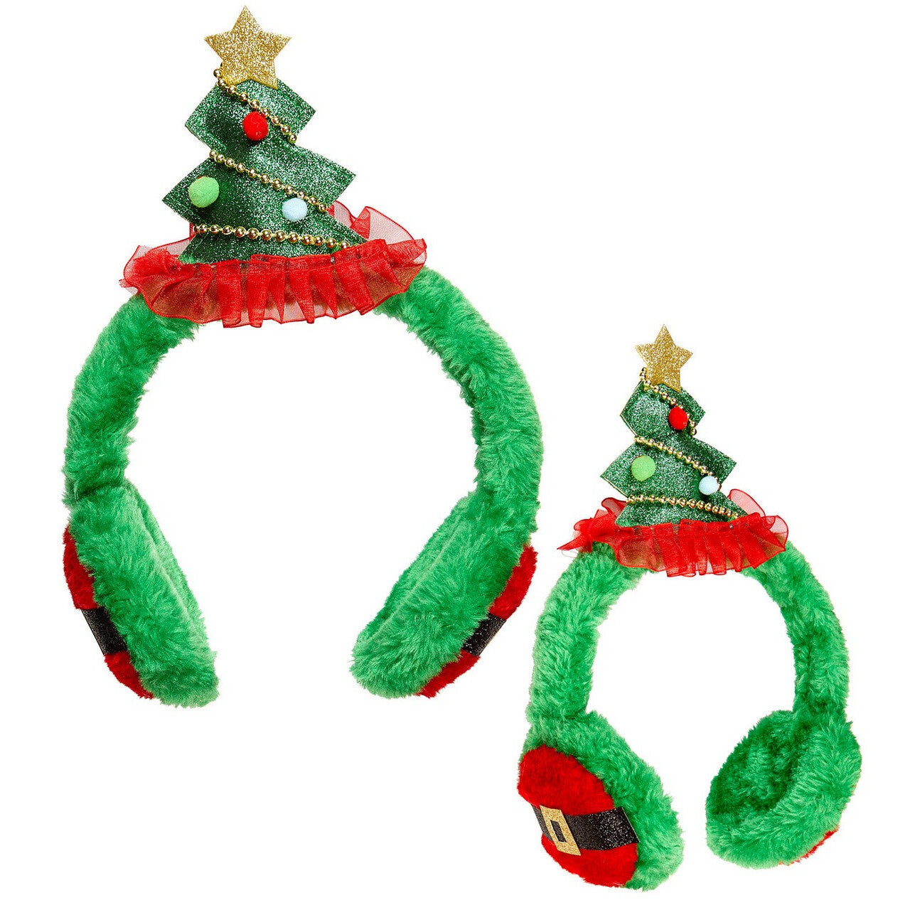 Op deze afbeelding zie je een Accessoires, van het merk Widmann. Kerstboom Hoofbedekking Hoofdtelefoon