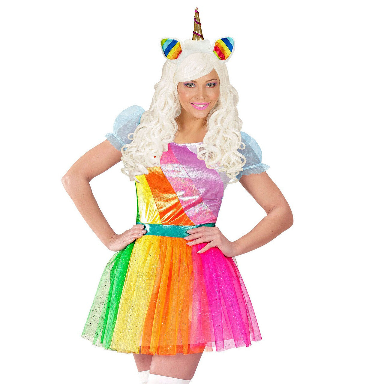 Op deze afbeelding zie je een Accessoires, van het merk Widmann. Hoofdband Eenhoorn Lgbt