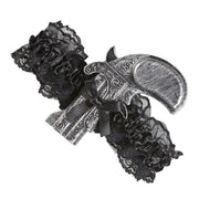Op deze afbeelding zie je een Accessoires, van het merk Widmann. Kousenband Antiek Pistool Saloon Killerlady
