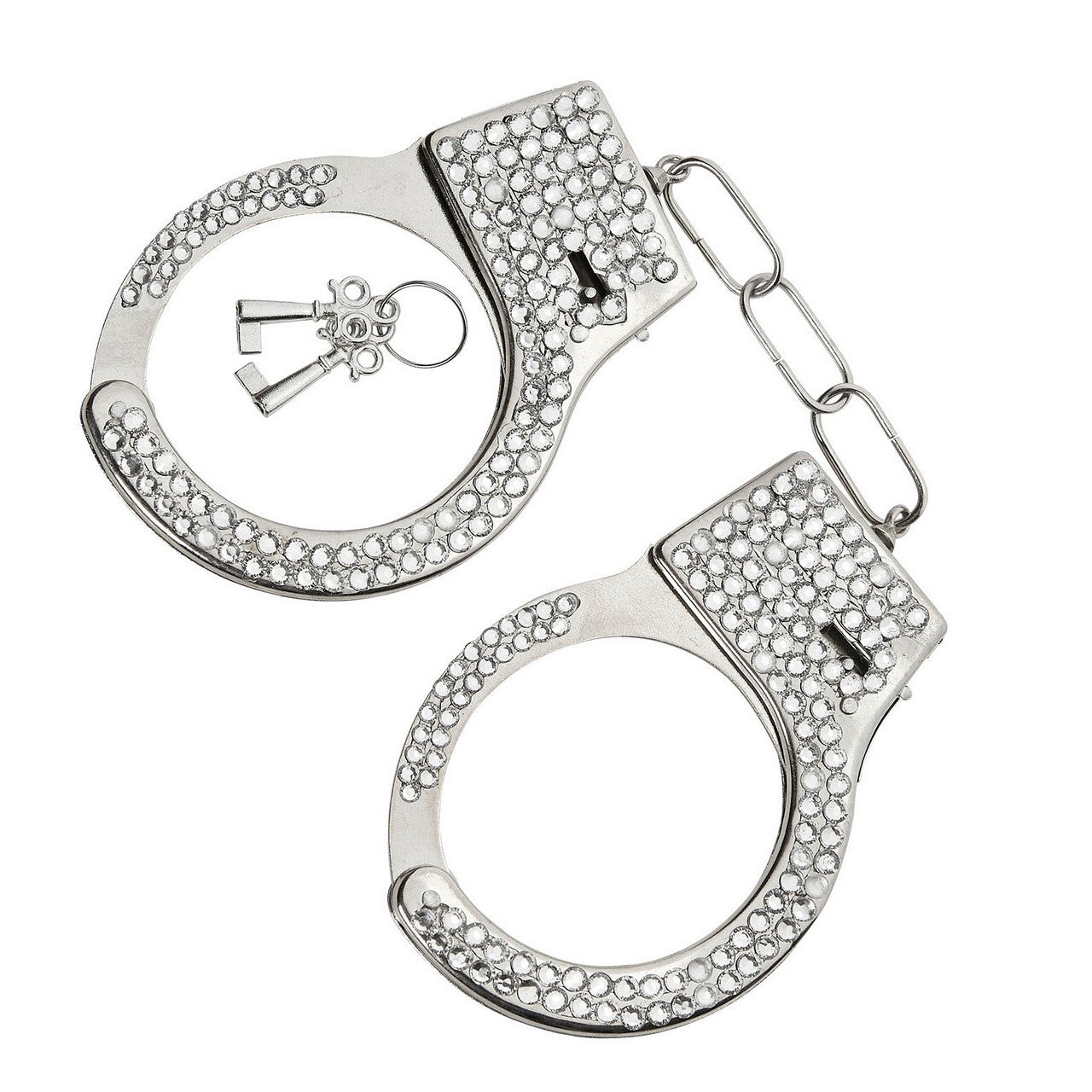 Op deze afbeelding zie je een Accessoires, van het merk Widmann. Strass Handboeien Bling Bling Arrest