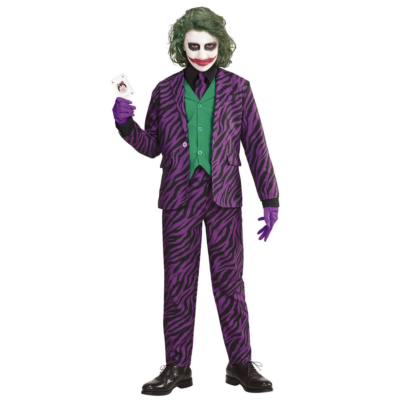 Op deze afbeelding zie je een Kostuums, van het merk Widmann. Classy Joker Jongen Kostuum