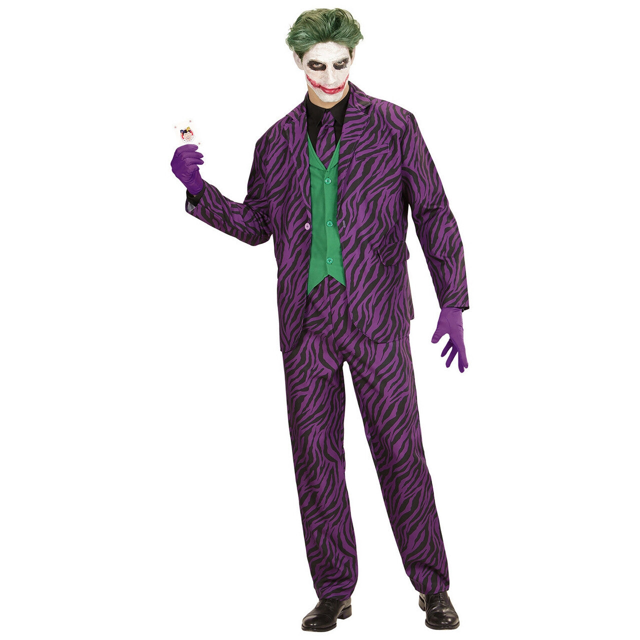 Op deze afbeelding zie je een Kostuums, van het merk Widmann. Classy Joker Man Kostuum