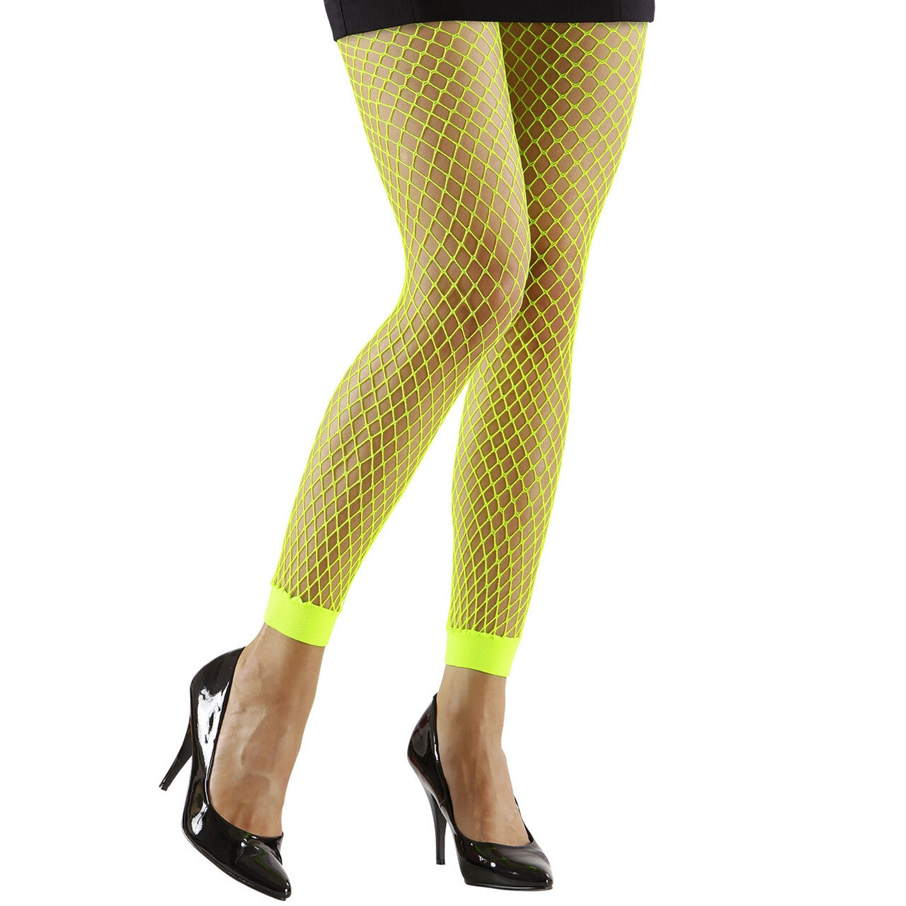 Op deze afbeelding zie je een Kostuums, van het merk Widmann. Basis Visnet Legging Groen Vrouw