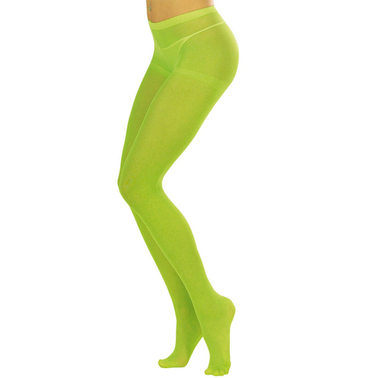 Op deze afbeelding zie je een Accessoires, van het merk Widmann. Flashy Panty Neon 40 Denier Groen