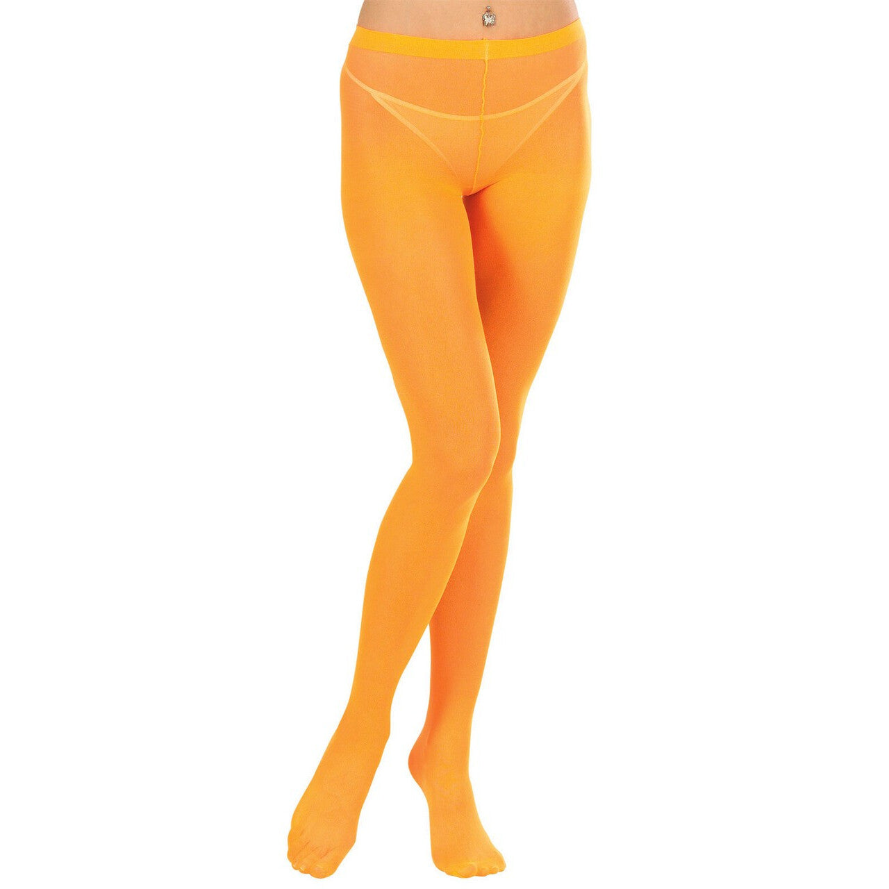 Op deze afbeelding zie je een Accessoires, van het merk Widmann. Flashy Panty Neon 40 Denier Oranje