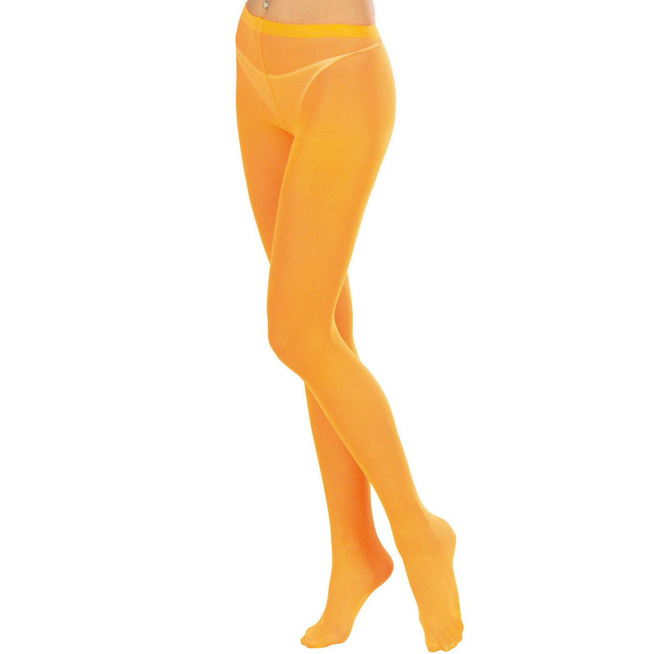 Op deze afbeelding zie je een Accessoires, van het merk Widmann. Flashy Panty Neon 40 Denier Oranje
