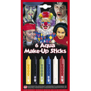 Op deze afbeelding zie je een Accessoires, van het merk Widmann. Aqua Make-Up Stiften Per 6