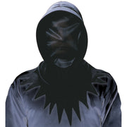 Op deze afbeelding zie je een Accessoires, van het merk Widmann. Creepy Onzichtbaar Gezichtsmasker Zwart